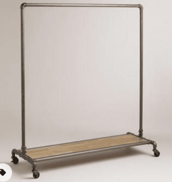 Industrial style clothing rack, excellent condition 1