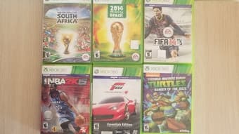 Xbox 360 Games NBA 2K15 Forza Motorsport 4 Ninja Turtles FIFA 2010 201 1