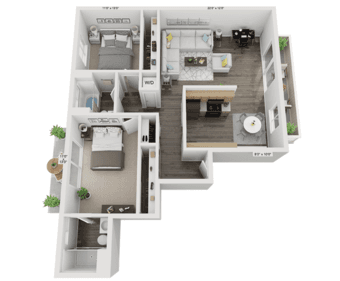 1 bedroom in 2bed/2bath apt available in Mountain View, women only 1
