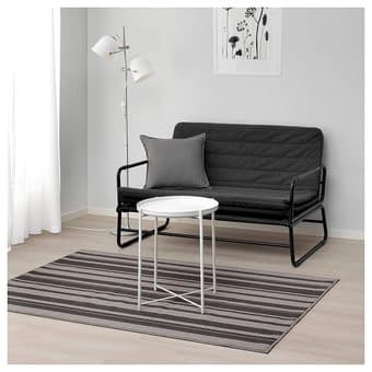 Ikea IBSTED Rug, Low Pile, Grey, 120x180 cm (3 ' 11"x5 ' 11") 3