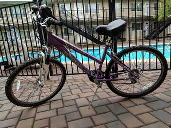Purple bike-$190 with free accesories and helmet! 1