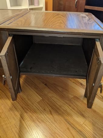 Wooden end tables 3