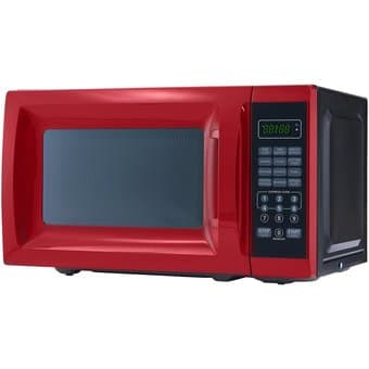 Mainstays Red Microwave 1