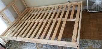Ikea full bed frame ($50) 1