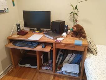 Wooden computer desk 1