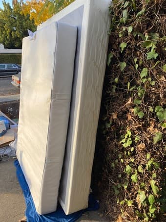 Nice white Full-size mattress. 1