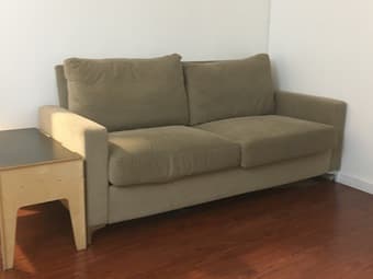 Chair, Sofa and Sprout coffee table 1