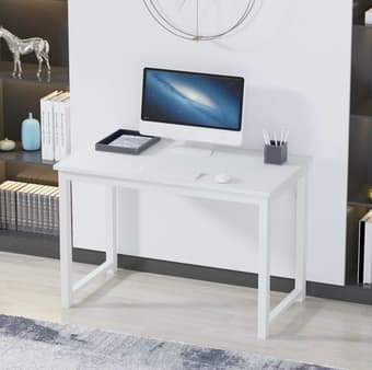 Beautiful wooden desk in white - NEW 1