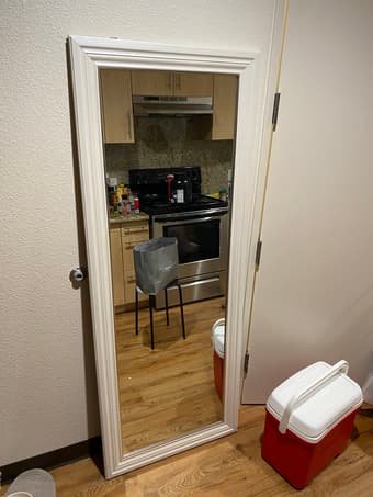 Selling a big mirror for $35. Original price at $99. 1