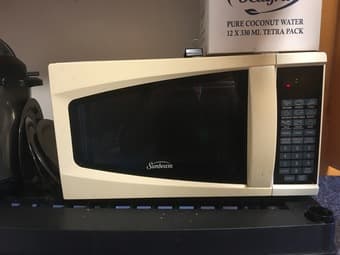 Chair, Lamp, Cushion and Microwave for sale 1