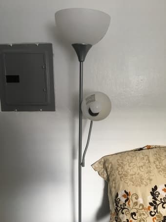 Chair, Lamp, Cushion and Microwave for sale 2