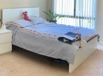 Full size bed frame and mattress 1