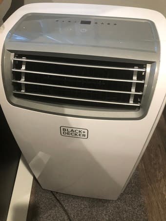 Portable Air Conditioner with Heat. Black + Decker 7,500 BTU 1