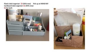 Desk organizer sets(2) 1