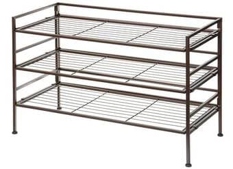 2 Metallic Shoe Racks 1