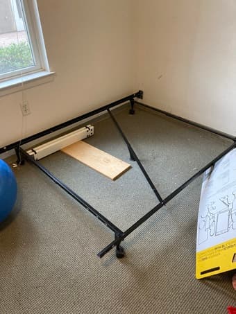 Full sized bed frame 1