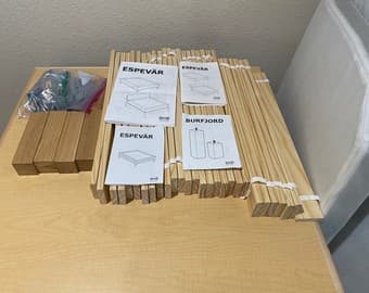 Full size bed frame + topper 2