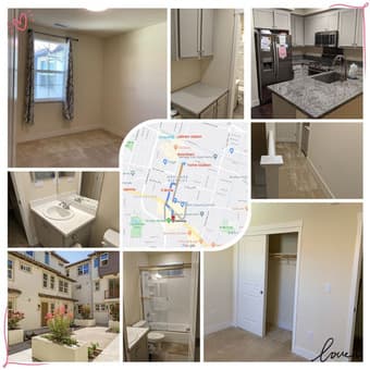 Downtown Sunnyvale_次卧出租_新建3B2.5B Townhouse 1