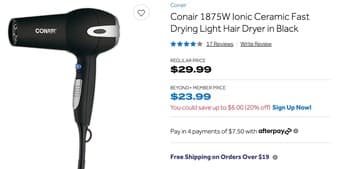 hair dryer 1