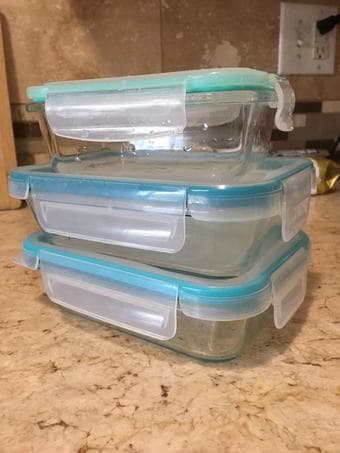 glass food containers set 1