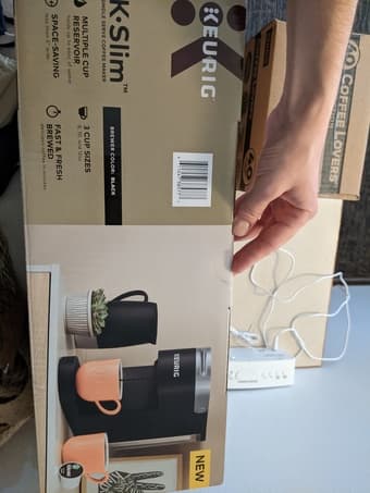NEW single-serve coffee maker (Keurig K-Slim) + 40 k-cup coffee pods 1
