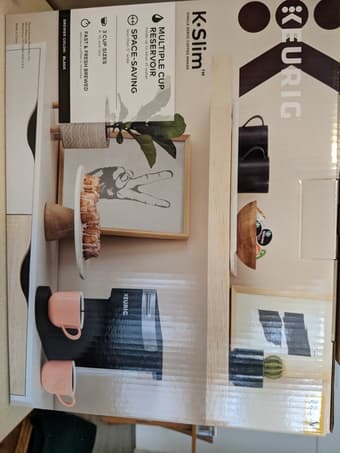 NEW single-serve coffee maker (Keurig K-Slim) + 40 k-cup coffee pods 2