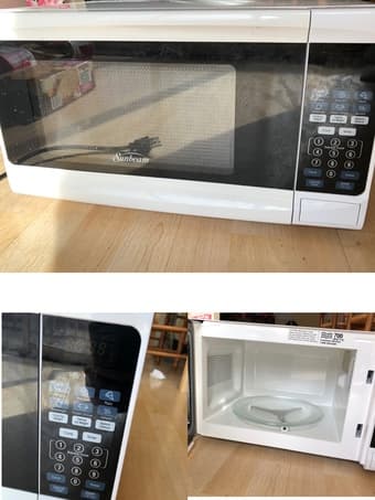 sunbeam macrowave good condition 1