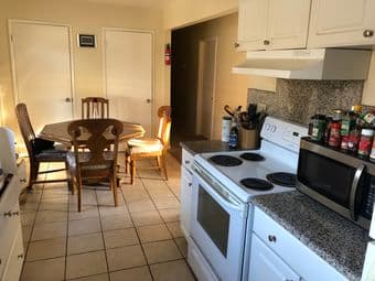 Large room near downtown PA and Hwy101 with friendly recent grads 2