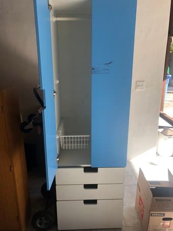 simple armoire with drawers 1