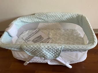 Baby Bed nest, Crib and Racking chair. 1
