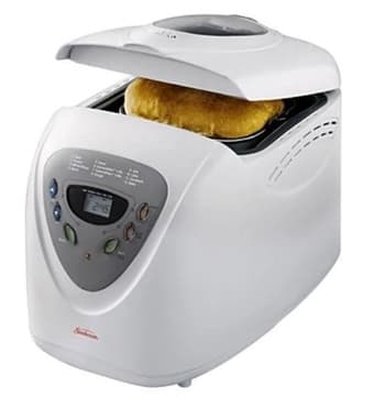 Sunbeam 5891 Bread Maker Machine White At Home Countertop Programmable 1