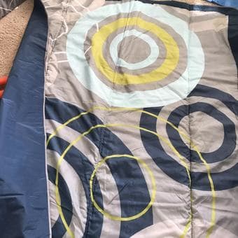Garment rack, picnic blanket, fan 2