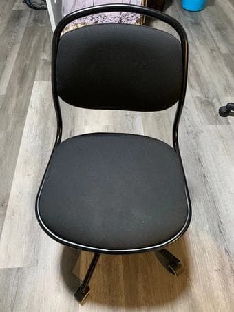 Armless Office Chair Mesh Ergonomic Small Desk Chair Armless Adjustabl 2