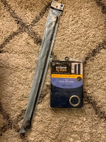 Eclipse Black Out Curtain with Rod 1