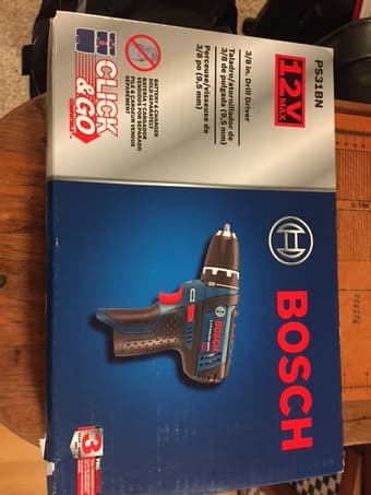 Battery powered drill 1
