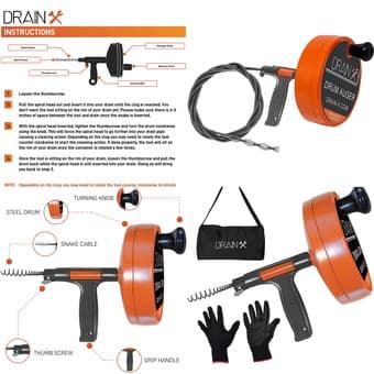 nearly new pipe drain toolkit 1