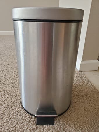 Pedal bin, stainless steel 3 gallon 1