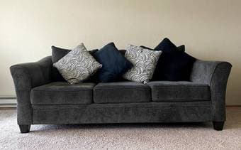 Comfortable, stylish, fabric Sofa - 3 seater couch 2