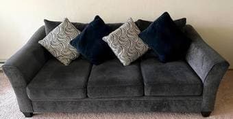 Comfortable, stylish, fabric Sofa - 3 seater couch 3