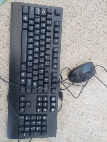 Like new usb keyboard and mouse ($25 value) - $15 1