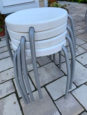 Ikea stools and chairs 2