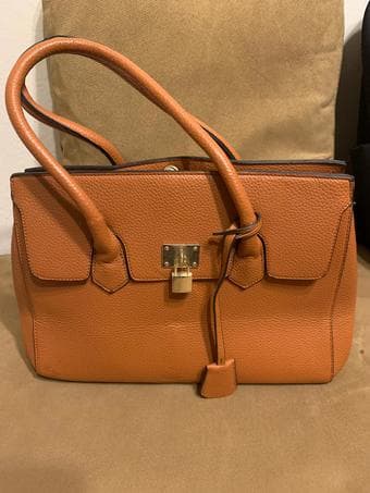 Hand bags-leather and printed 1