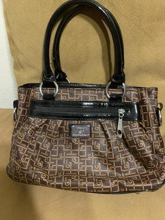 Hand bags-leather and printed 2