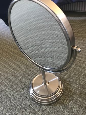 Vanity mirror, dual sided 1