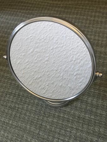 Vanity mirror, dual sided 2