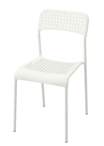 Ikea Adde White Chair 1