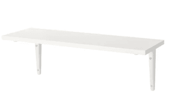 Wall shelf, white/white23 1/4x7 7/8 " 1