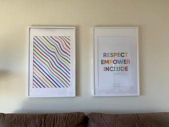 Large Wooden IKEA frames 1
