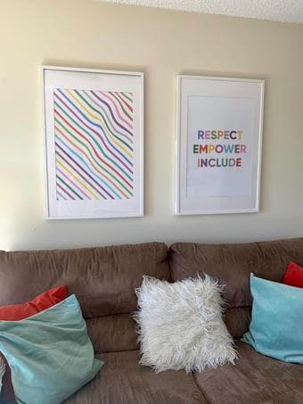 Large Wooden IKEA frames 2