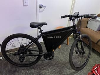 Black Sondors Electric Bike 1